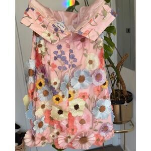 gigi & ella taylor swift inspired baby pink floral mini dress